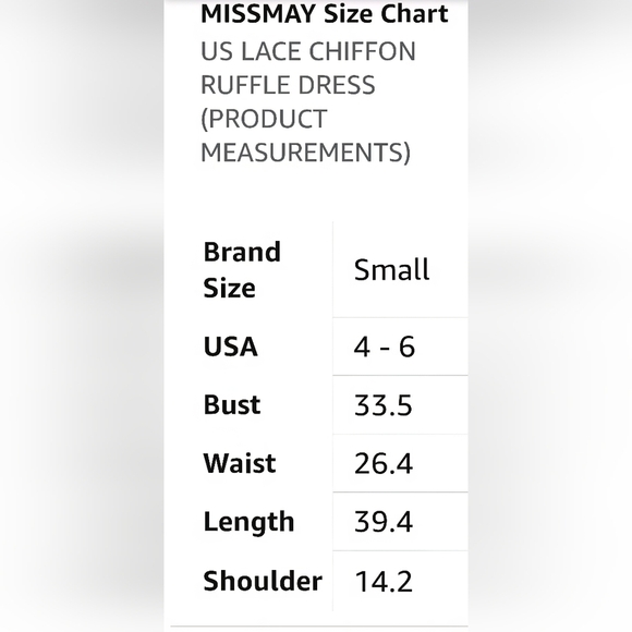 Lace Top Ruffle Cocktail Swing Dress #1004 - Picture 5 of 11